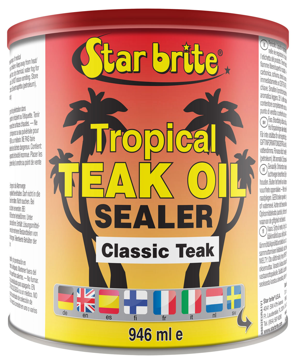 Star brite Tropical Teak Oil Sealer Classic Teak - Promarine Star brite Tropical Teak Oil Sealer Classic Teak