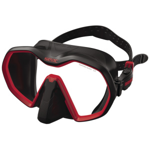 Seac Maschera Icona S/BL Black Red Adulto