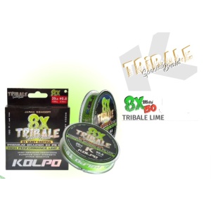 Kolpo Monofilo Trecciato Kx8 Tribale Lime