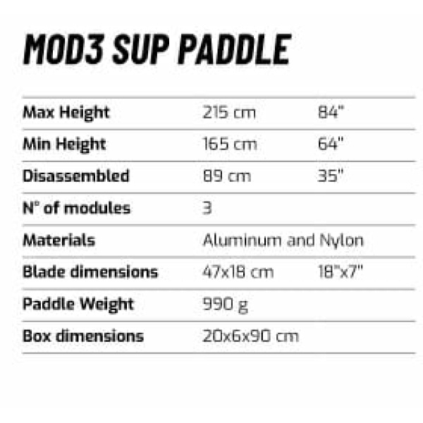 Cressi Mod3 Sup Paddle - Promarine