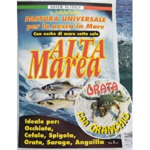 Antiche Pasture Alta Marea Pastura Orata con Granchio