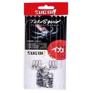 Sugoi Tako Squid Fluorocarbon Montatura Tataki